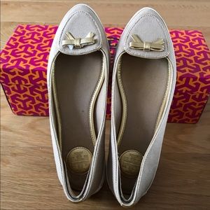 Tory Burch Dakota sneaker-Canvas/Metallic Mestico